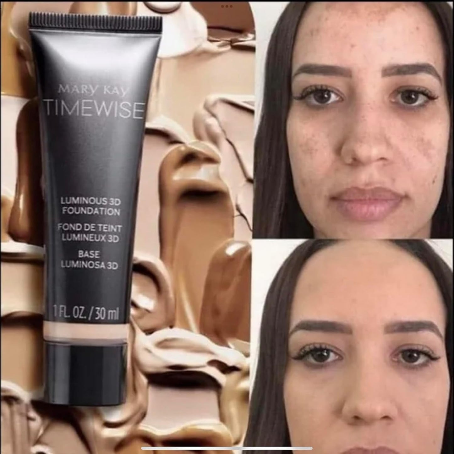 Mary Kay TimeWise Luminous 3D Foundation 1 Fl oz. / 30 ml - Ivory N 160