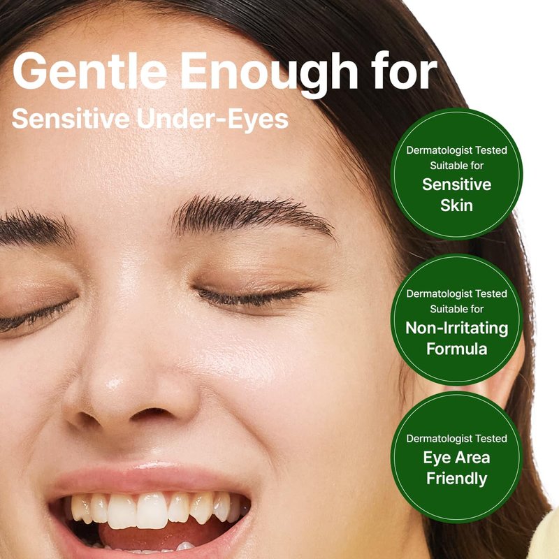 GOODAL Green Tangerine Vitamin C Eye Patches ALPHA – 25% Thicker Hydrogel Under Eye Patches for Puffy Eyes & Dark Circles, Korean Skincare, Radiant Glass Skin Look (60 Patches)