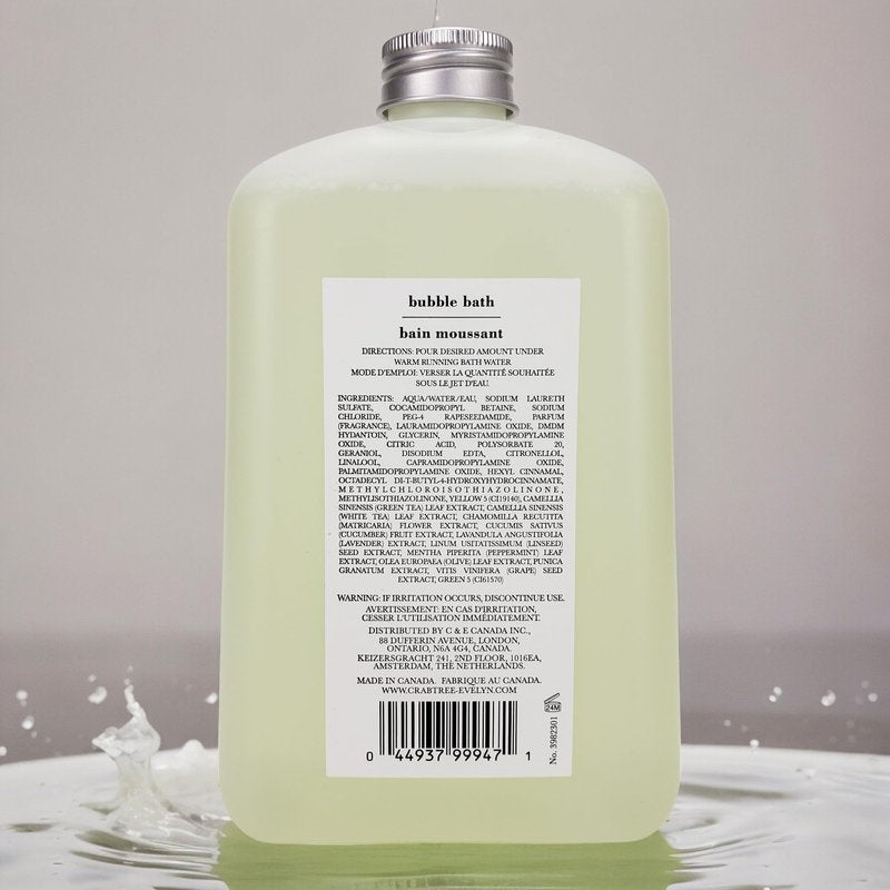 Crabtree & Evelyn Verbena De Provence Bubble Bath Shower Gel 21.9 oz