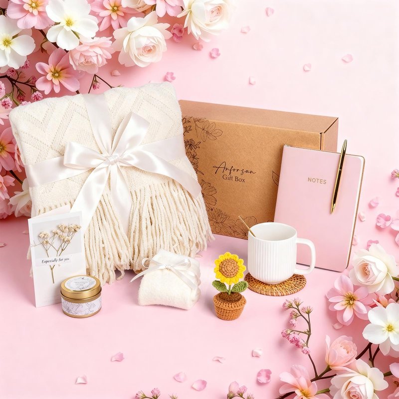 Birthday Gift for Women Friendship, Gifts for Women Birthday Unique Self Care Package Gifts Basket for Best Friend, Sister, Mom, Teen Girls, Wife, Girlfriend, Coworker
