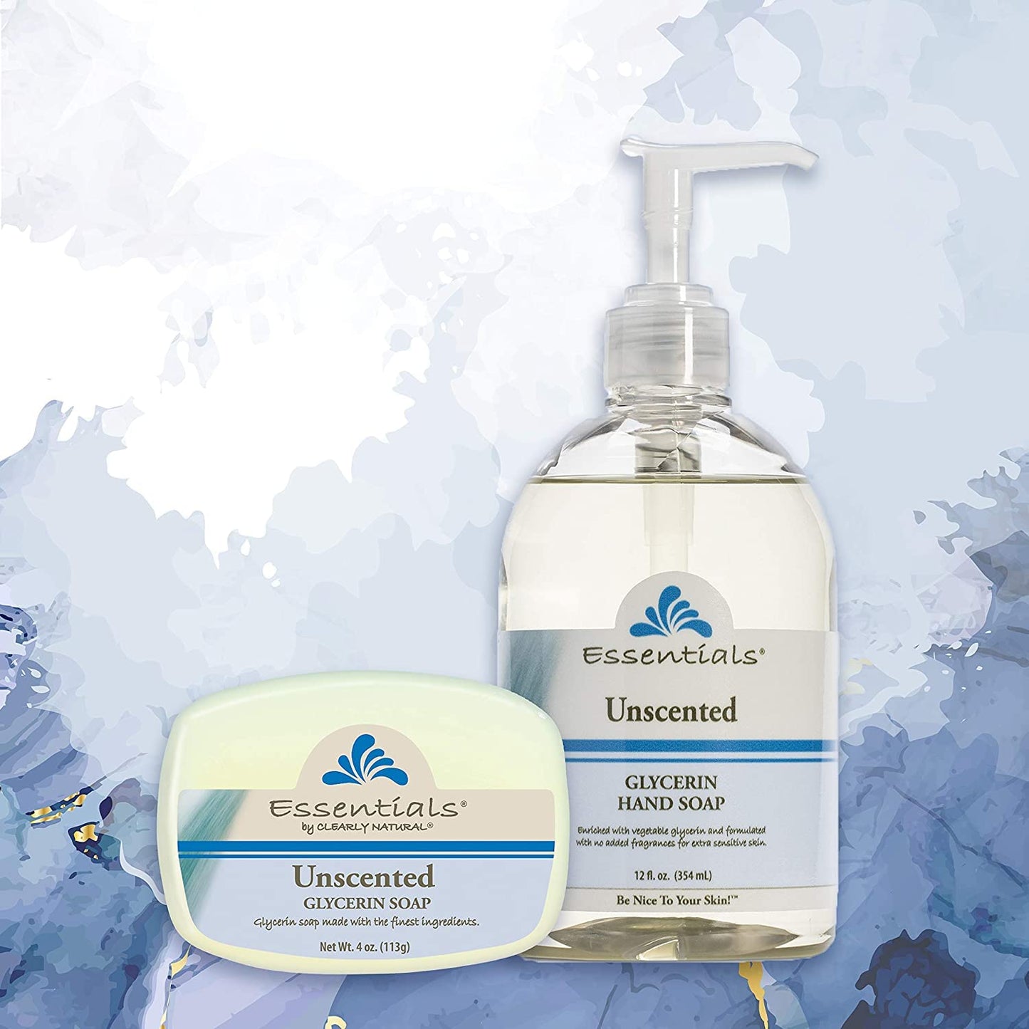 Unscented Liquid Soap - 12 oz, 6-Pack | Clearly Natural Gentle Cleanser
