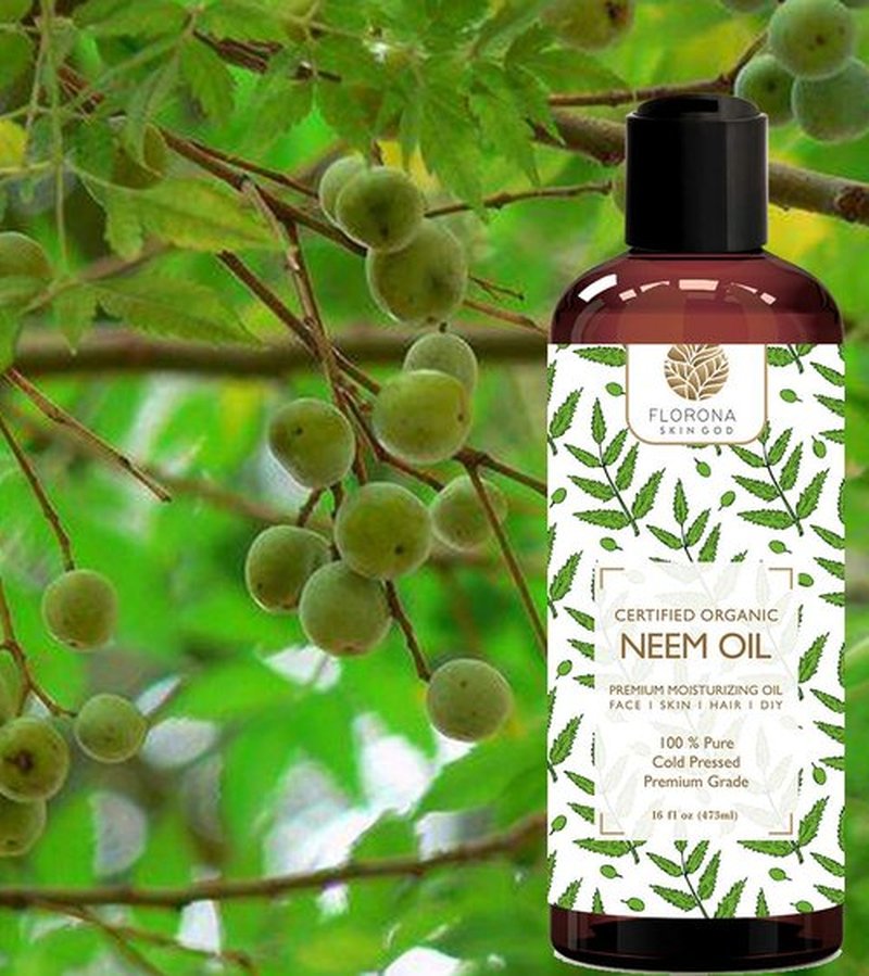 FLORONA Neem Oil USDA Organic - 16 fl oz for Hair Care, Skin Care, Aromatherapy, Soap Making