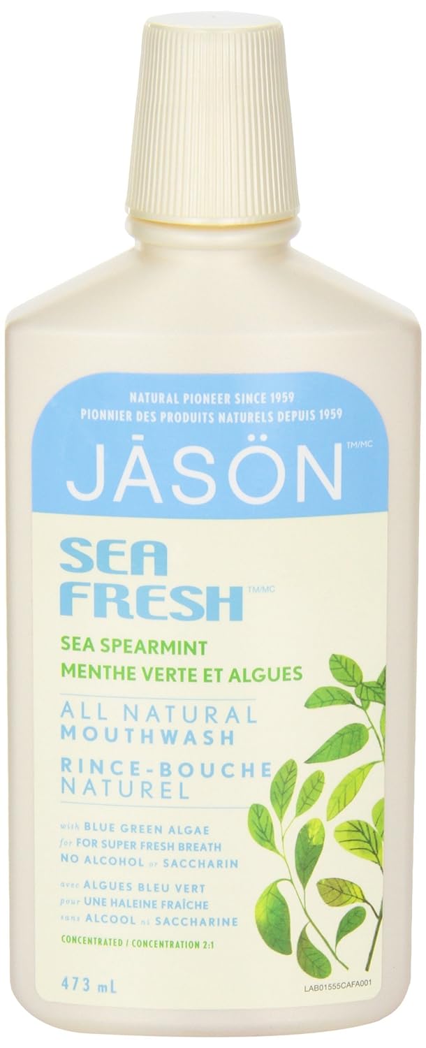 JĀSÖN Sea Fresh Strengthening Mouthwash, Spearmint, 16 Fl Oz