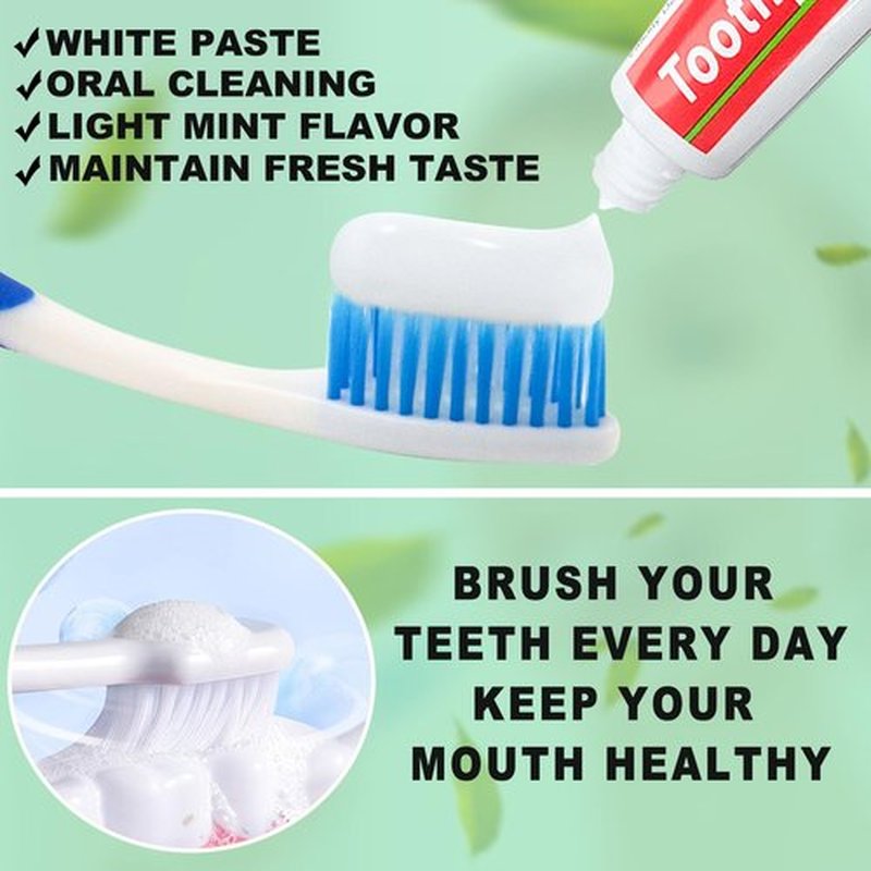 HAIFOTRVA 100 Tubes Bulk Travel Size Toothpaste,0.176 oz Extra Small Toothpaste Travel Size Bulk Mint Mini Disposable Toothpaste for Hotel,Guests,Homeless,Charity(Too Small, Only Good for Single Use)