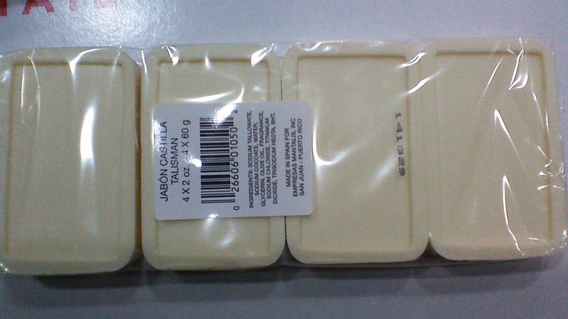 4 Soap Bars Made in Spain -2 oz Each Sealed PACK.