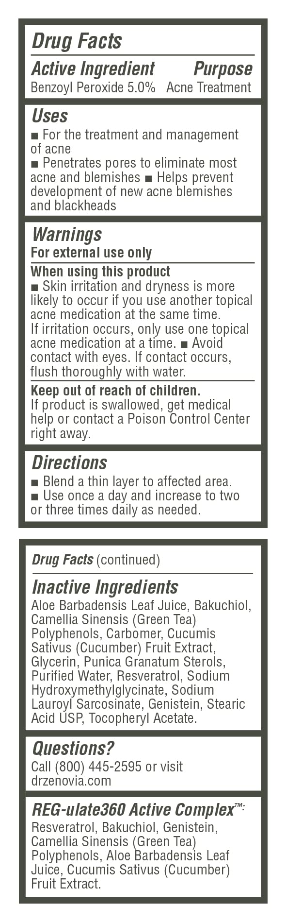 Dr. Zenovia 5% Benzoyl Peroxide Acne Spot Treatment