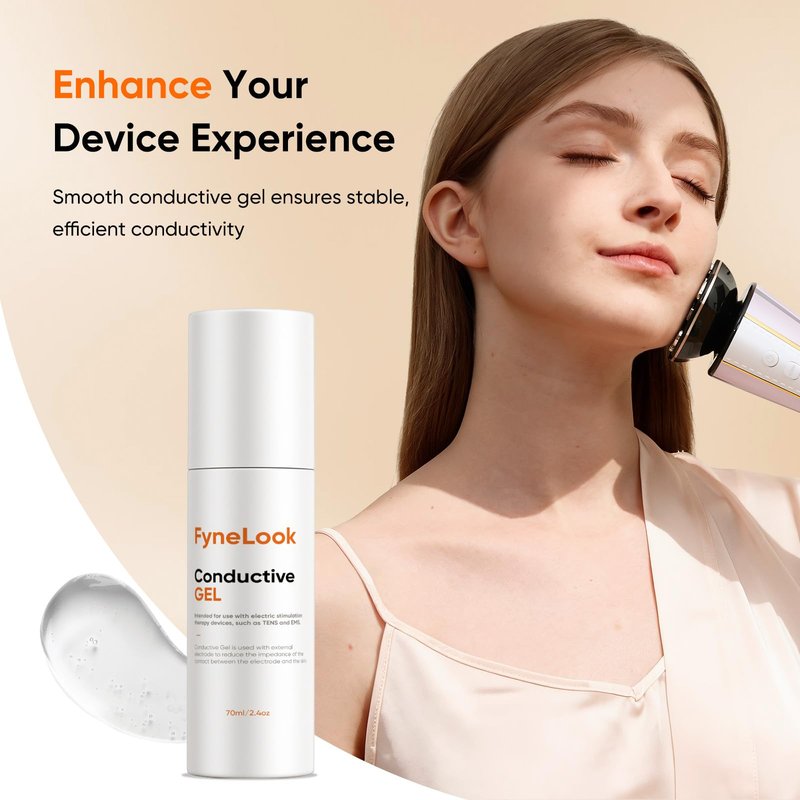 FyneLook Conductive Gel for Microcurrent Facial Devices, 2-Pack – Conductive Gel