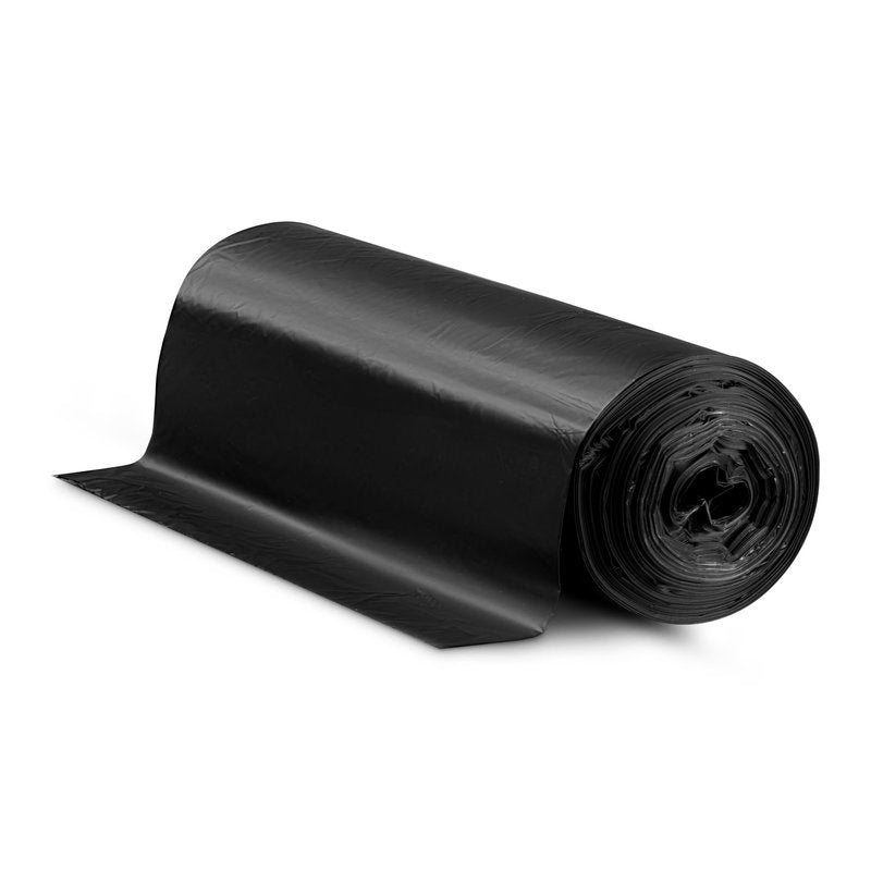 55-60 Gallon Trash Bags Heavy Duty - Bulk 150 Pack Large Garbage Bags - Big Black Commercial Trash Can Liners - Made In USA