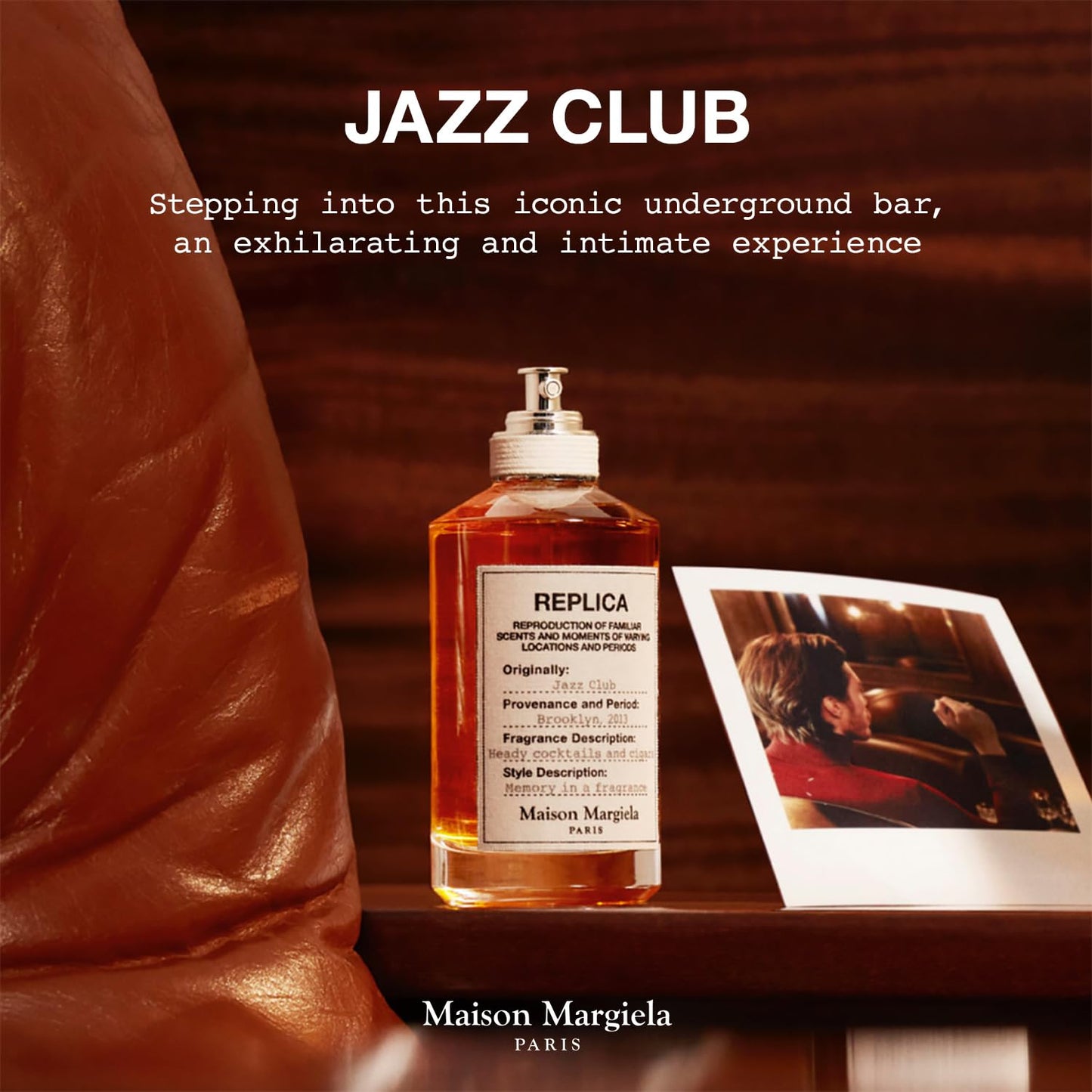 Maison Margiela REPLICA Jazz Club Eau de Toilette for Men - .34 oz. Travel Spray