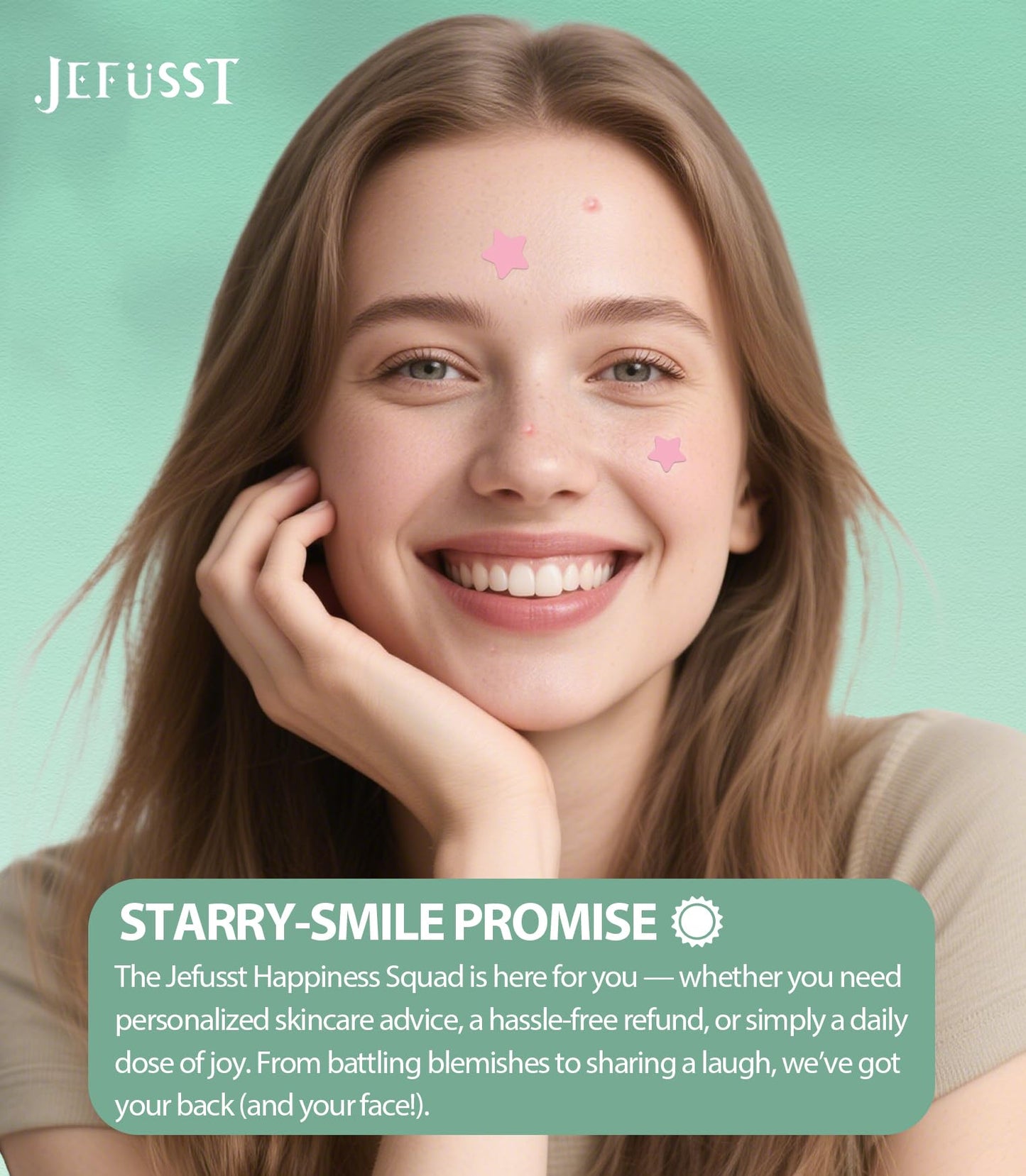 Jefusst Star Acne Patches 112 Counts, Pimple Patch Pimple Patches for Face Pimple Patches Stars Hydrocolloid Acne Patches Cute Zit Patches Healing Sticker, Blue and Pink