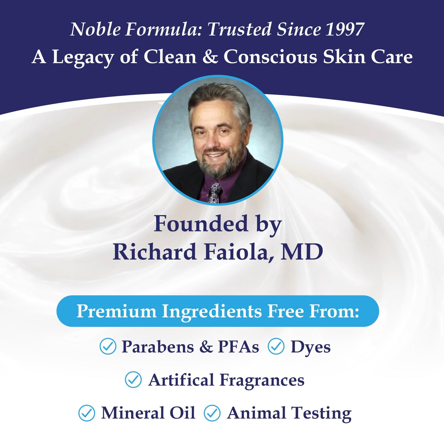 Noble Formula Pyrithione Zinc Cream 0.25% – Moisturizing Cream for Itching, Flaking, Dryness & Redness – Skin Support with Rosehip Oil, Squalane, Sweet Almond Oil & Vitamin E - 4 oz