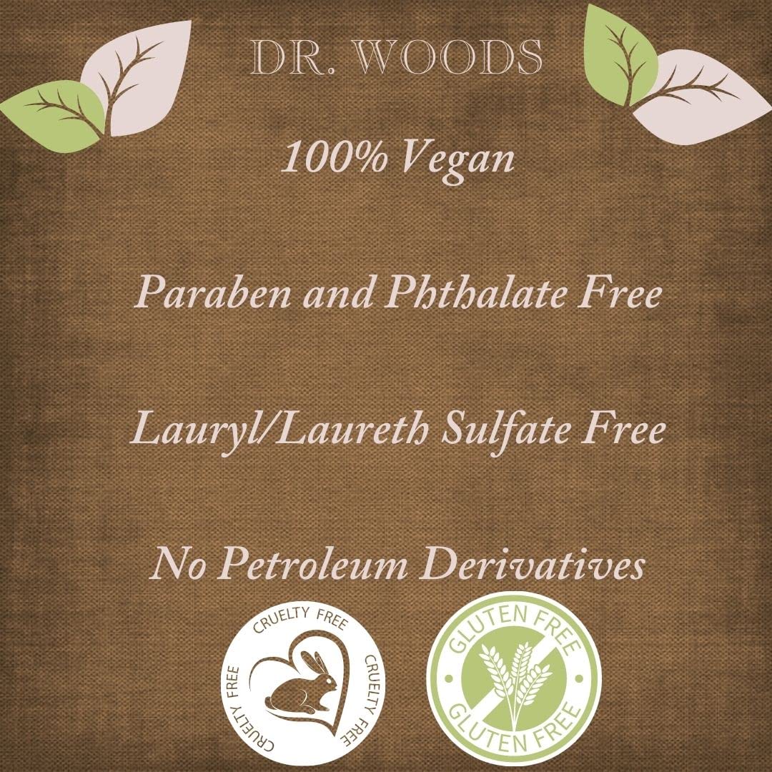 Dr. Woods Pure Almond Liquid Castile Soap, 32 Ounce (Pack of 2)
