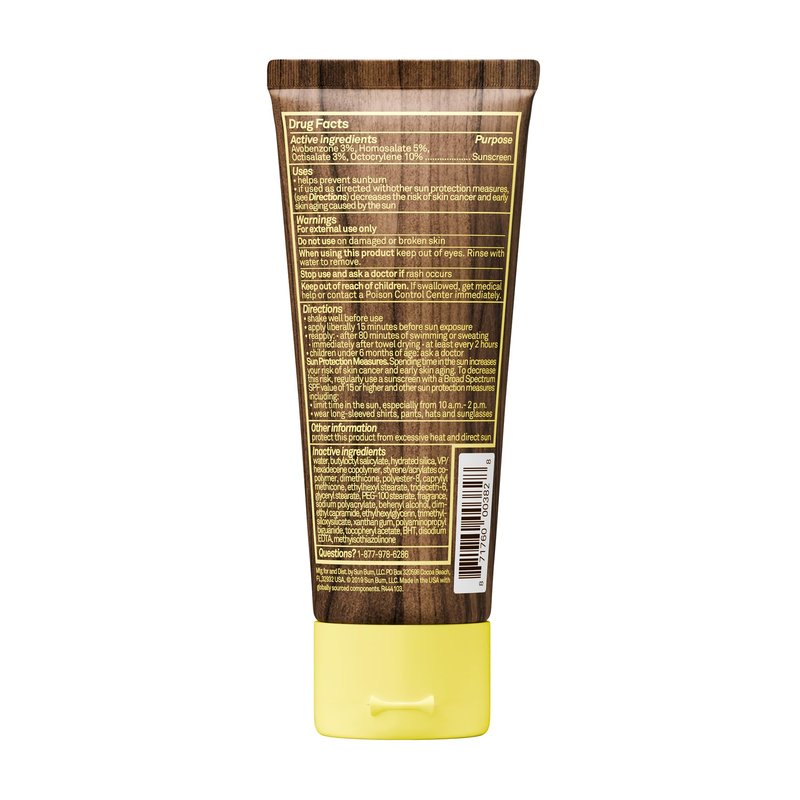 Sun Bum Original SPF 30 Sunscreen Body Lotion - Broad Spectrum Moisturizing Sunscreen with Vitamin E - Hawaii 104 Act Compliant (Made without Octinoxate & Oxybenzone) - Travel Size - 3 oz