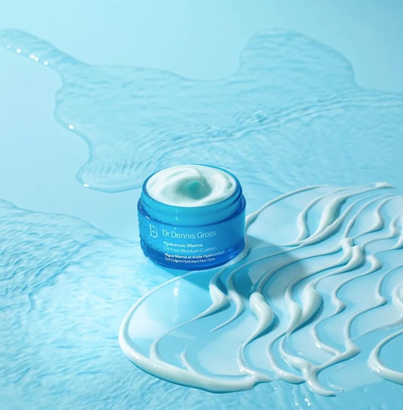 Dr Dennis Gross Hyaluronic Marine Oil-Free Moisture Cushion: for Dull, Dehydrated or Dry Skin, 2 fl oz