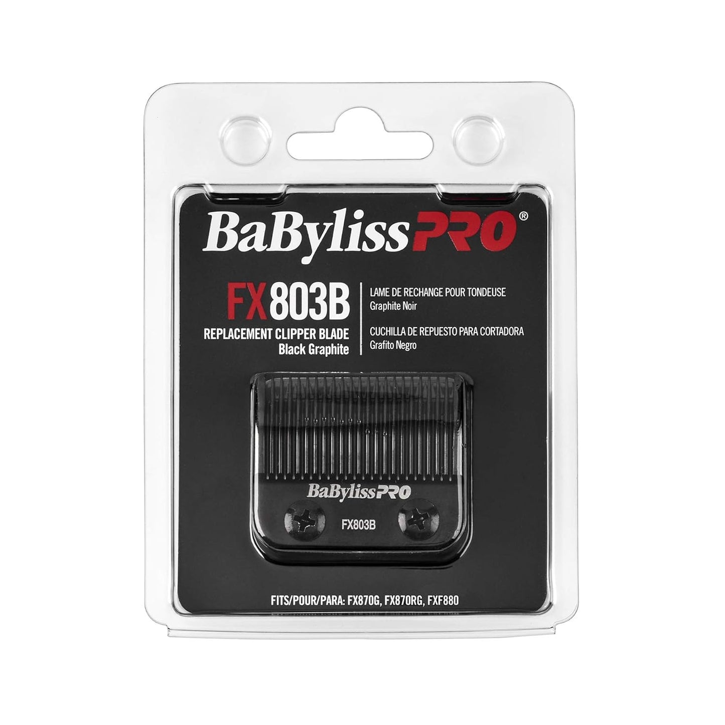 BaBylissPRO Replacement Taper Clipper Blades for FX870, FX825, FX673 Clippers and most 2-hole blade systems
