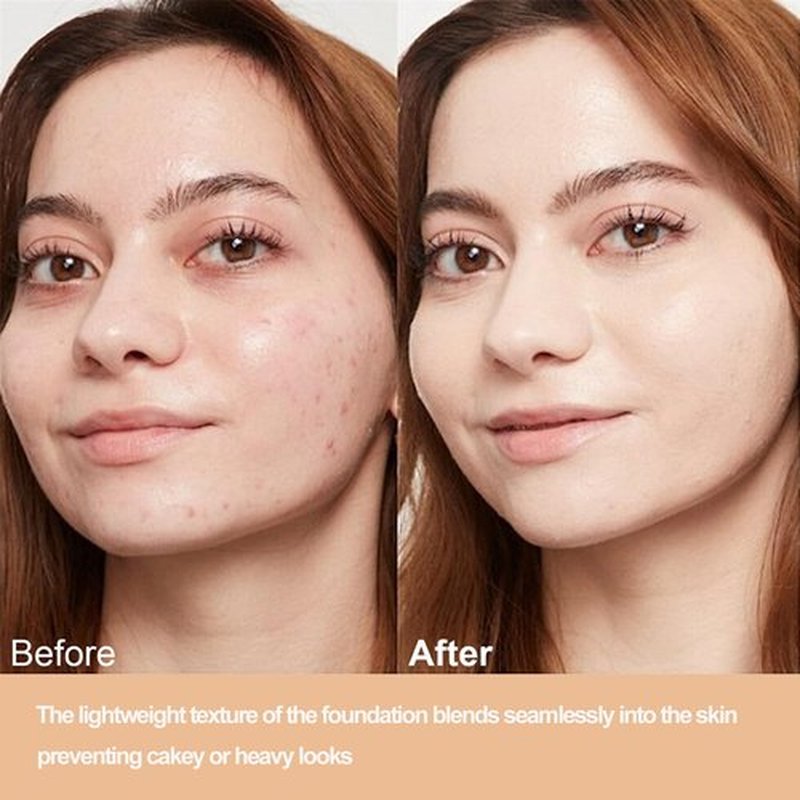 Rise Luxus Foundation, Rise Luxus Ultrablend 4 In 1 Foundation, Match Cosmetics Foundation, Nuvoria Base, Cabindealer 4 In 1 Foundation,4 In 1 Foundation Liquid With SPF 50 for All Skin (2pcs, 1)
