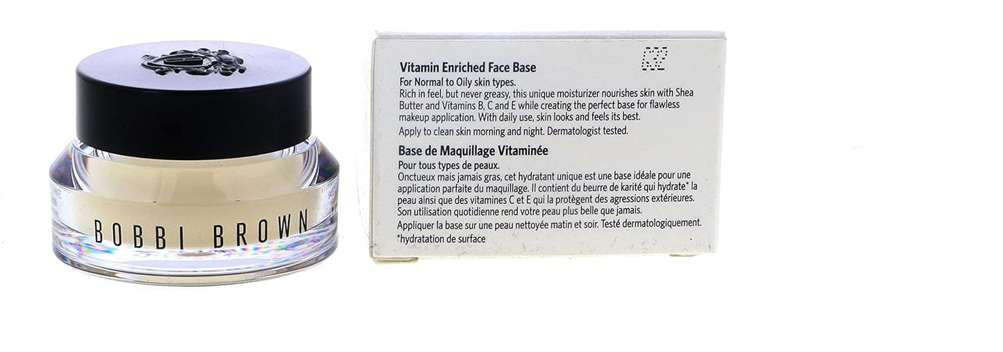 Bobbi Brown Vitamin Enriched Face Base Primer Moisturizer 0.5oz (Travel Size )