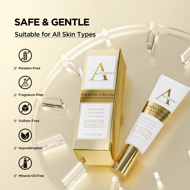 abarno Firming Neck Cream for Crepey Skin Body Care Comfort,Moisturizing, Tightening Lotions Cosmetic Skin Care Skin & Repair for Women(Platinum)