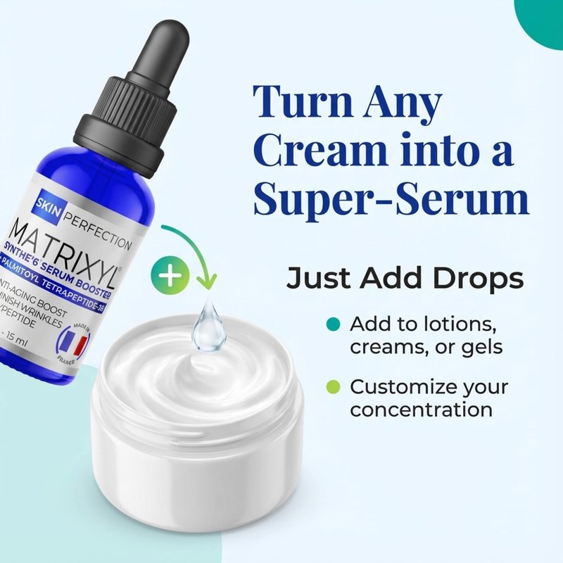 Skin Perfection Matrixyl Synthe 6 Palmitoyl Tetrapeptide 38 DIY Anti-Aging Serum Youth Boost Wrinkle Filler Crow's Feet Laugh Lines on Forehead S-6 6000 Skin Perfection .5 oz, 300 drops
