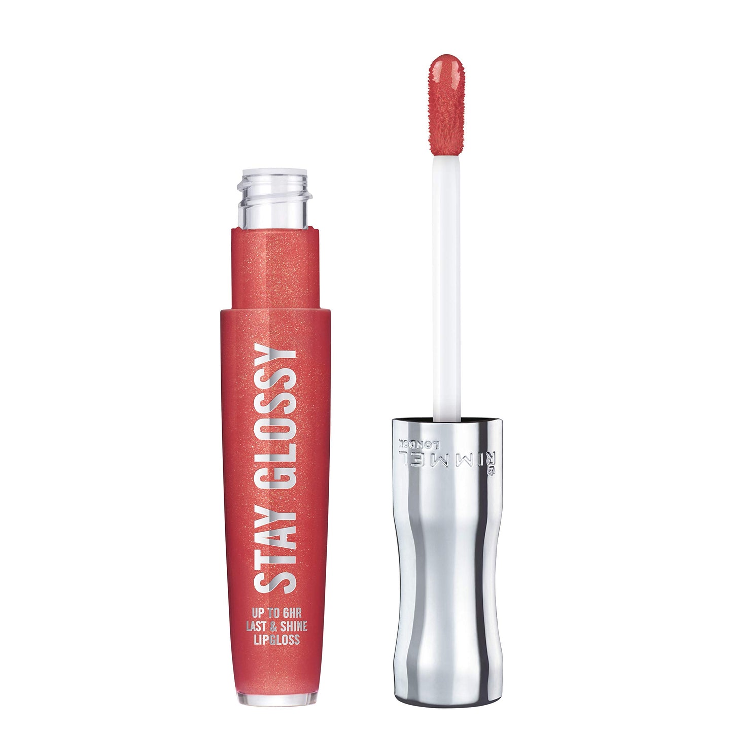 Rimmel Stay Glossy 6HR Lip Gloss, All Day Seduction, 0.18 Fl Oz (Pack of 2)