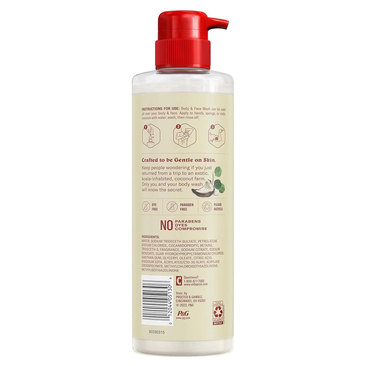 Old Spice Hand & Body Lotion for Men, Gentleman's Super Hydration, 24/7 Moisturizing with Vitamin B3 Complex, Fast Absorbing, Lavender + Mint Cream, 17 oz (Pack of 4)