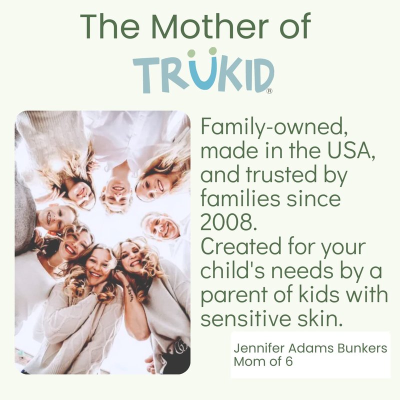 TruKid Kids Body Wash, Unscented Face, Body & Hand Wash for Delicate Skin - NEA-Accepted for Eczema – Dermatologist Tested, Non-Toxic, Tear-Free Baby Bath Essential, 8 fl oz