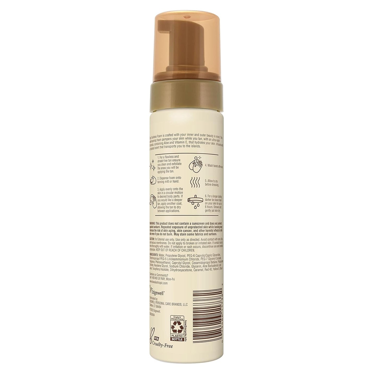 Hawaiian Tropic Sunless Tan Gradual Tanning Lotion, 12.6oz | Gradual Tan Self Tanning Lotion, Sunless Tanner, Hawaiian Tropic Tanning Lotion, 12.6oz (Pack of 2)