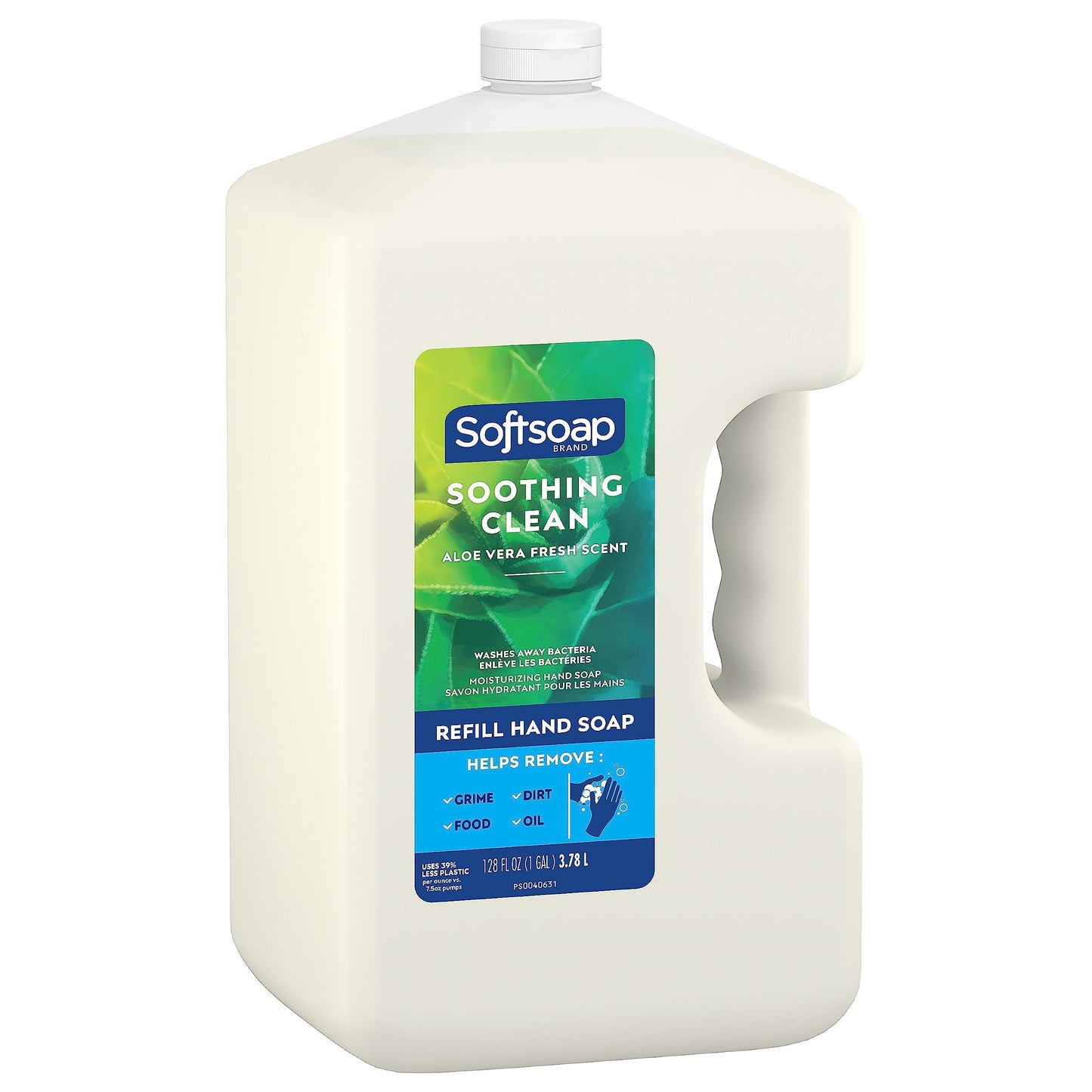 Softsoap Soothing Clean Liquid Hand Soap Refill, Aloe Vera Scent, 1 Gallon (201900) (792739)