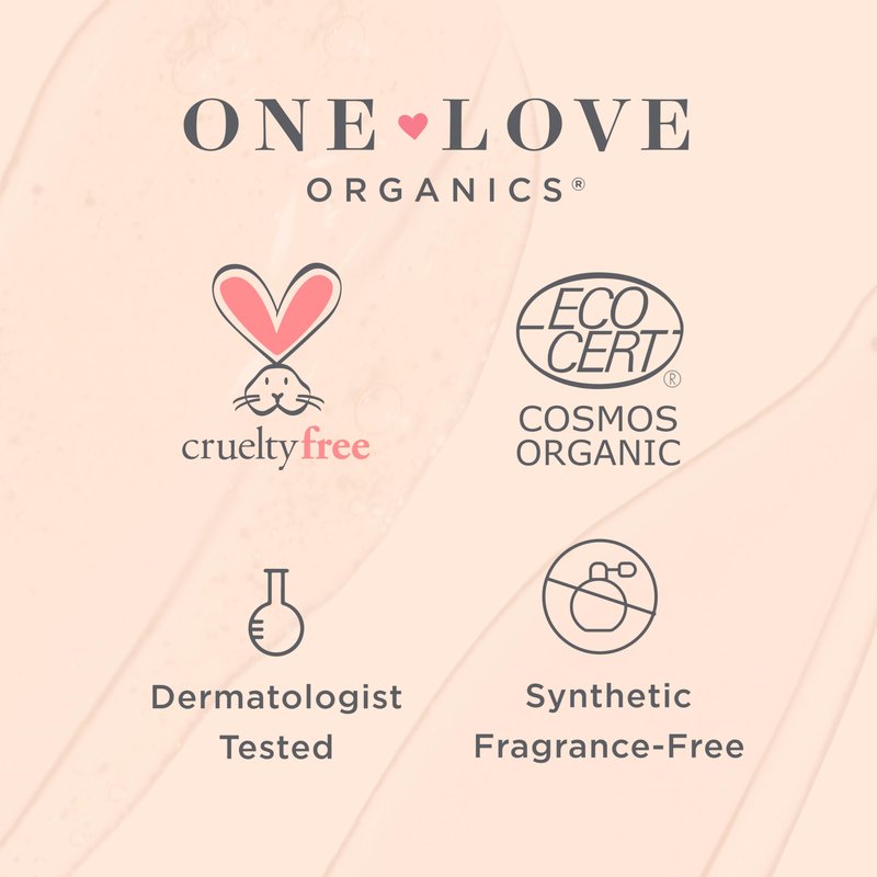 One Love Organics Skin Dew Coconut Water Cream – Lightweight Certified Organic & Cruelty Free Face Moisturizer for Hydrated, Dewy Skin, Fragrance-Free & Vegan 2.1 oz