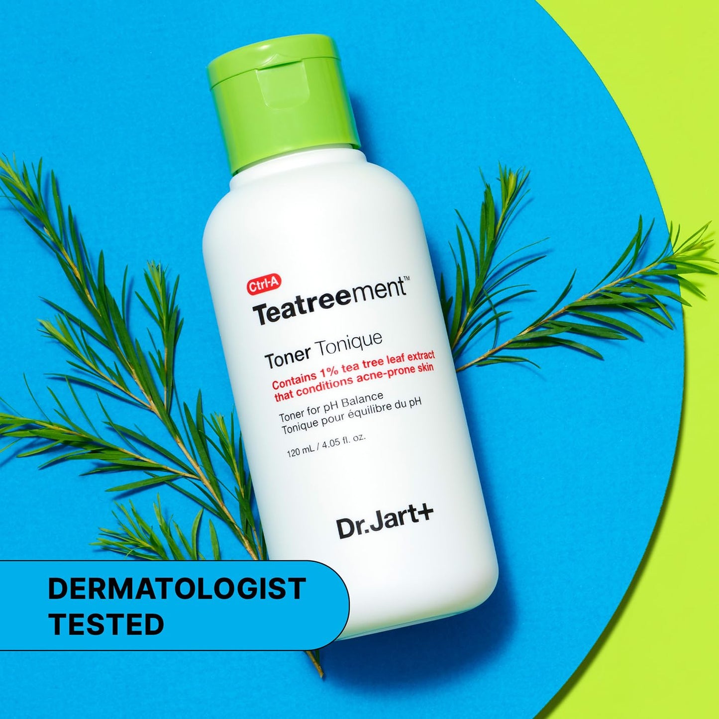 Dr.Jart+ Teatreement Korean Face Toner for Oily Skin | Korean Skin Care, 4.05 Fl Oz