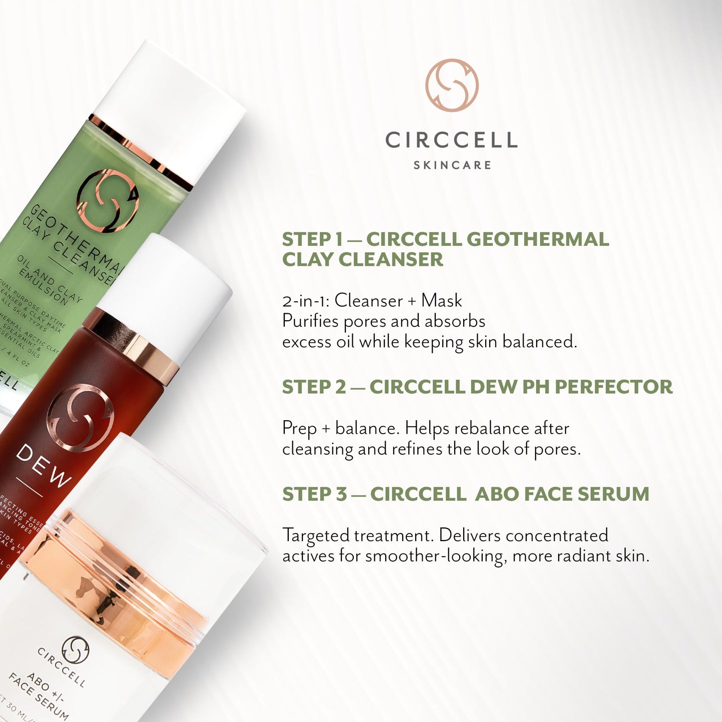 CIRCCELL Geothermal Clay Cleanser – Hydrating Facial Cleanser - Arctic Clay and Essential Oils Deep Clean & Detox Skin – Hydrating Clay Face Wash or Mask for All Skin Types