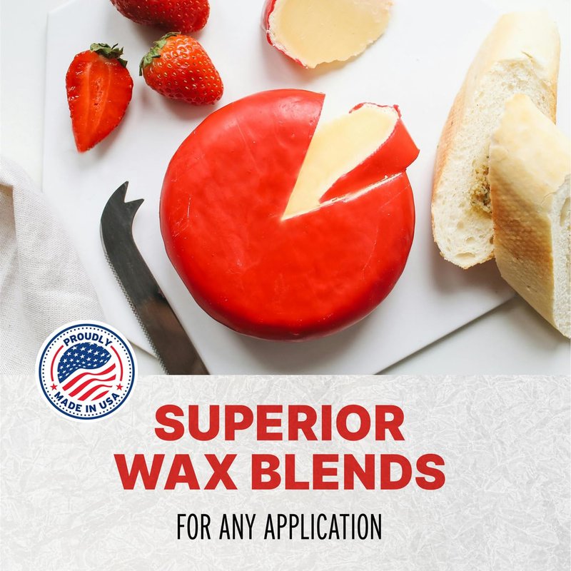Blended Waxes, Inc. Cheese Wax Block - Black - 1 Block (1, Red)