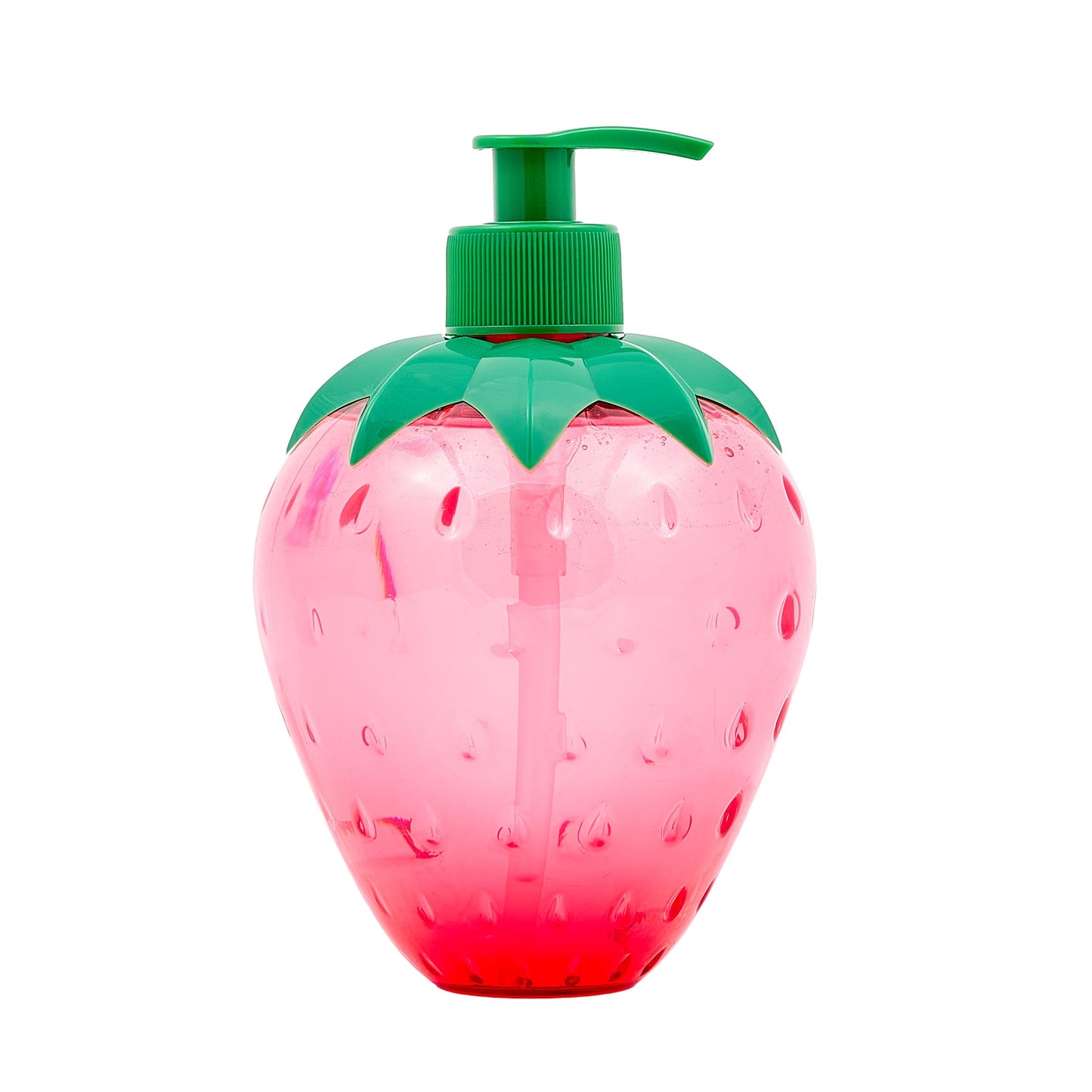 SIMPLE PLEASURES Strawberry Vanilla Soap Dispenser, Spring Decor, 16.9oz