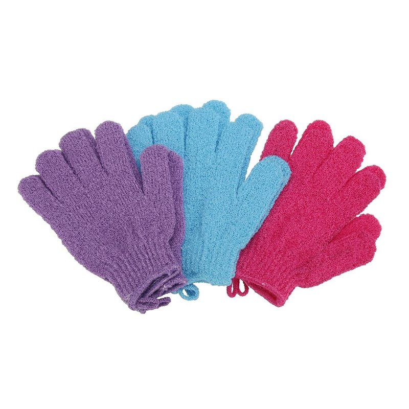 12 Pcs Exfoliating Shower Bath Gloves for Shower,Spa,Massage and Body Scrubs,Dead Skin Cell Remover Solft and Suitable for Men,Women and Children