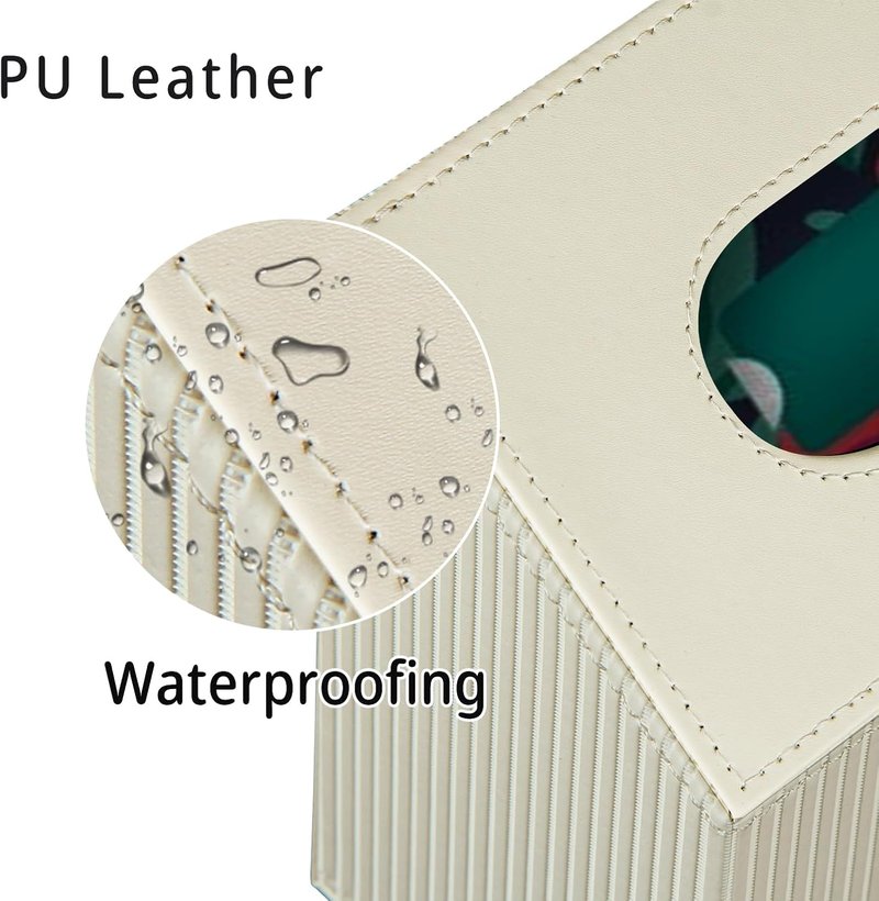 Hand Towel Holder - PU Leather Case for Kleenex Disposable Towels | Stylish & Durable Design