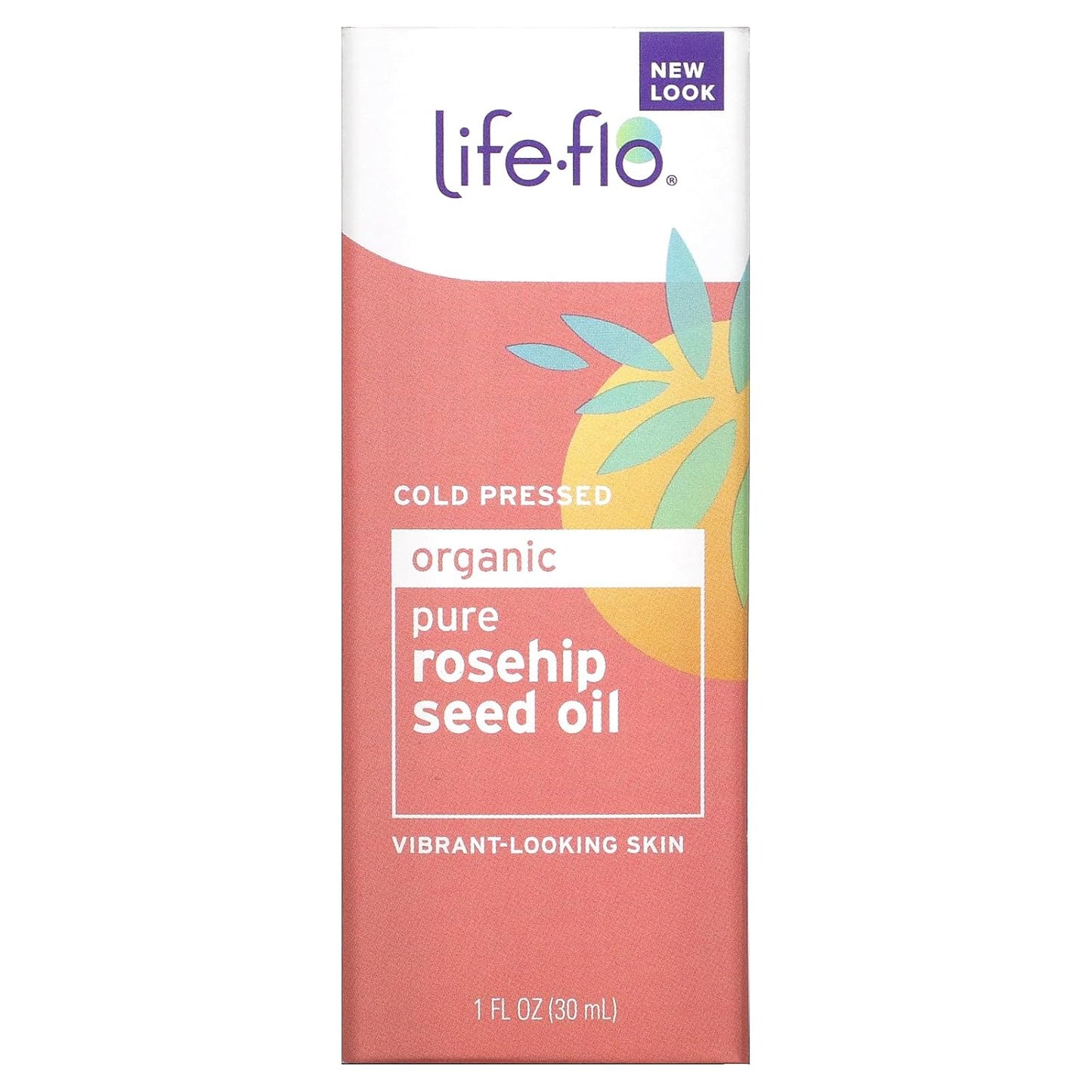 LIFE-FLO Pure Organic Rosehip Seed Oil, Hydrating Face Oil, Dry Skin Care, Cold Pressed from Organic Rose Hips, Rich in Fatty Acids and Vitamin A (Retinol), Hypoallergenic, 60-Day Guarantee, 4oz