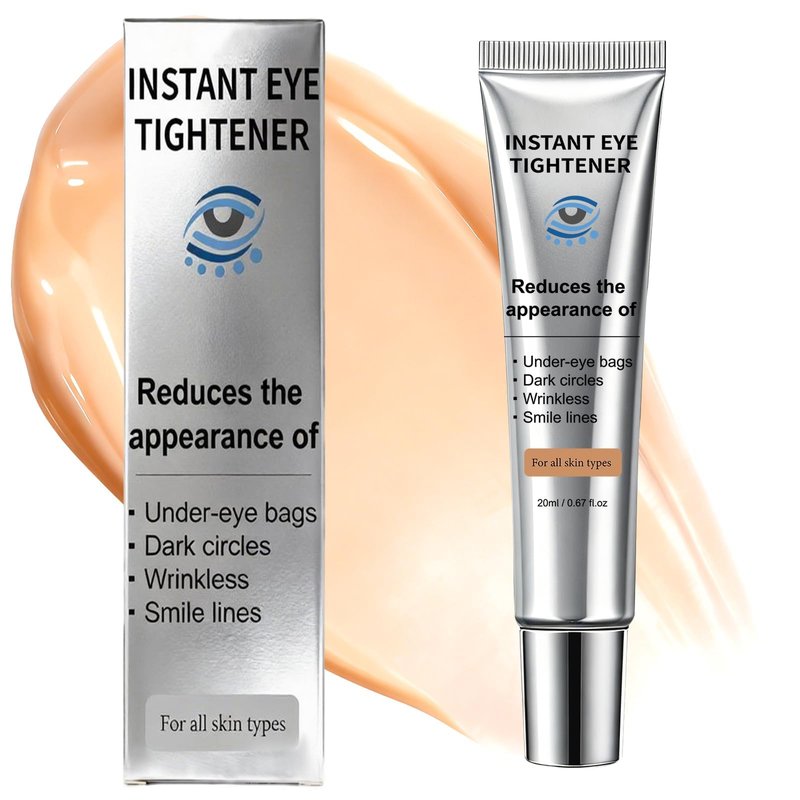 Instant Under Eye Lift Serum - Anti-Aging Formula for Under Bags and Wrinkles, Temporary Eye Tightener Cream Firming Primer Visibly Improves Dark Circles, Fine Lines & Crow's Feet, 1 PC, 0.7 Fl.Oz