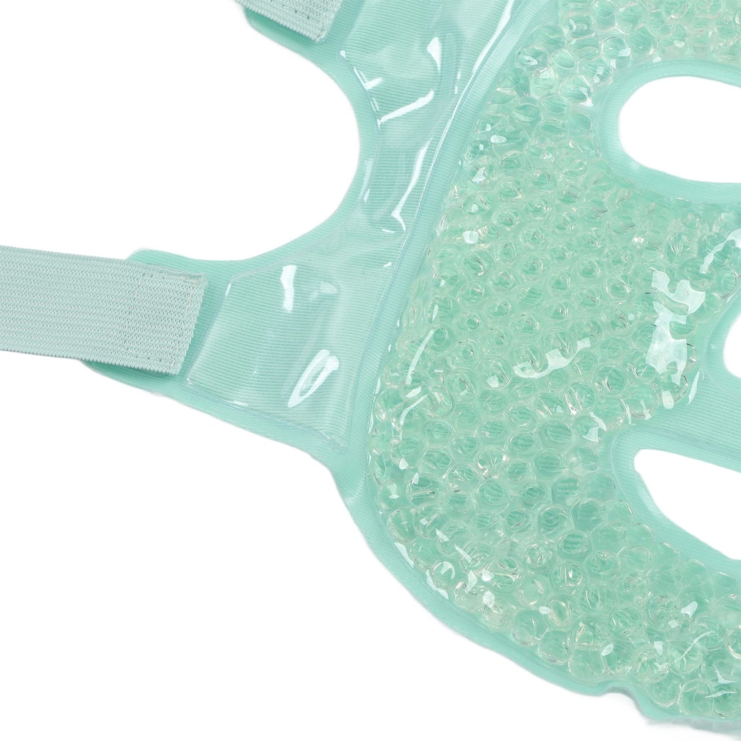 Face ice Pack ice Pack for Face Cold Face Mask Cold Face Eye Mask Ice Pack Reduce Face Puff Gel Beads Hot Heat Cold Compress Pack Face for Reusable for Post Laser Care (Light Green)