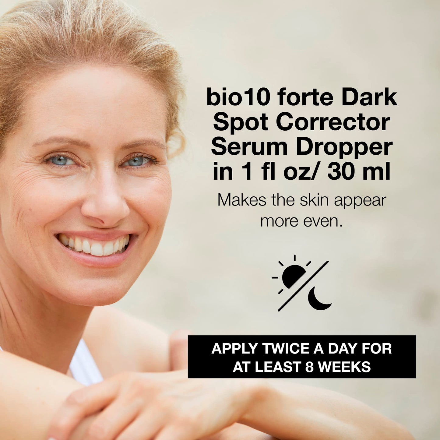 Dark Spot Corrector bio10 Forte with Vitamin C & B-CORE 221TM, Dark Spot Corrector Serum (Dropper)