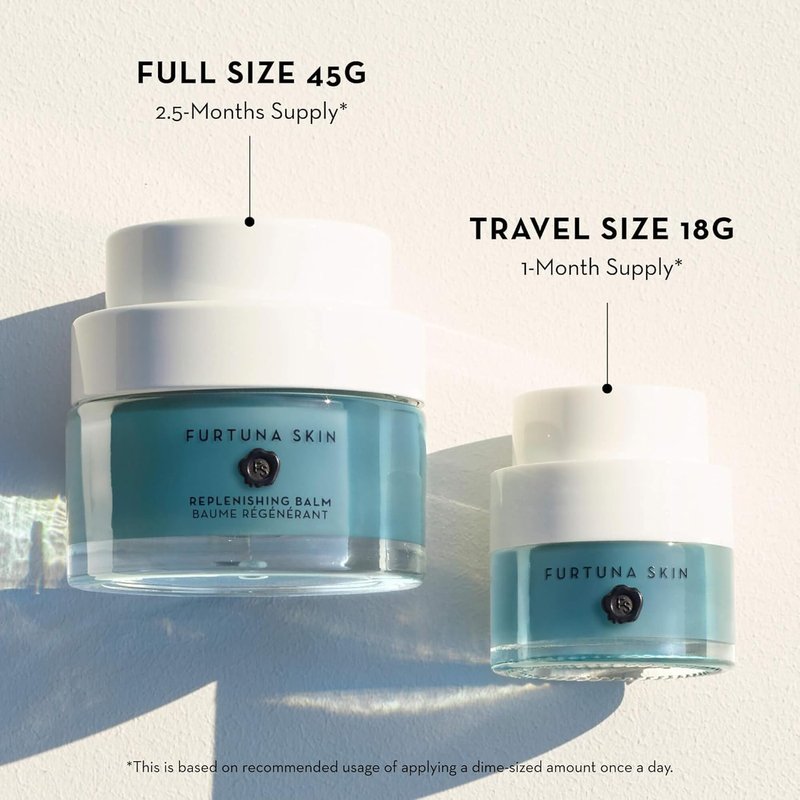 Furtuna Skin Replenishing Balm – Intensive, Hydrating, and Nourishing for Face, Neck, and Décolleté – Organic and Vegan Ingredients, EWG Verified