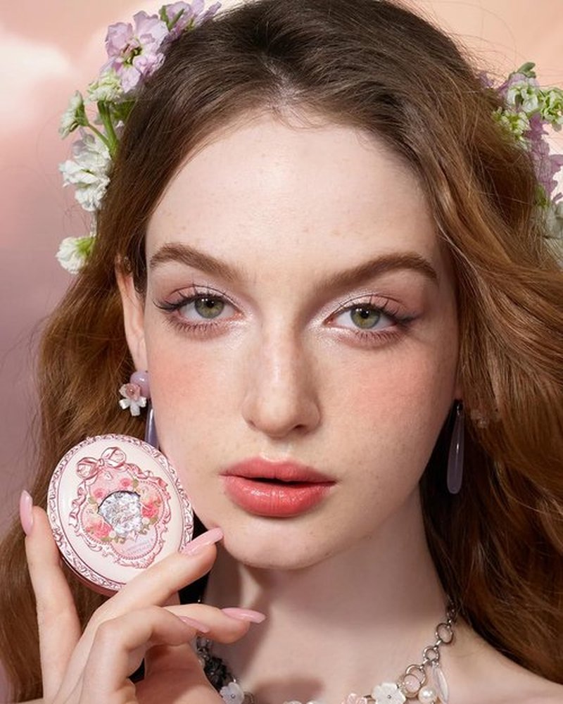 Midsummer Fairytales Velvet Embossed Blush