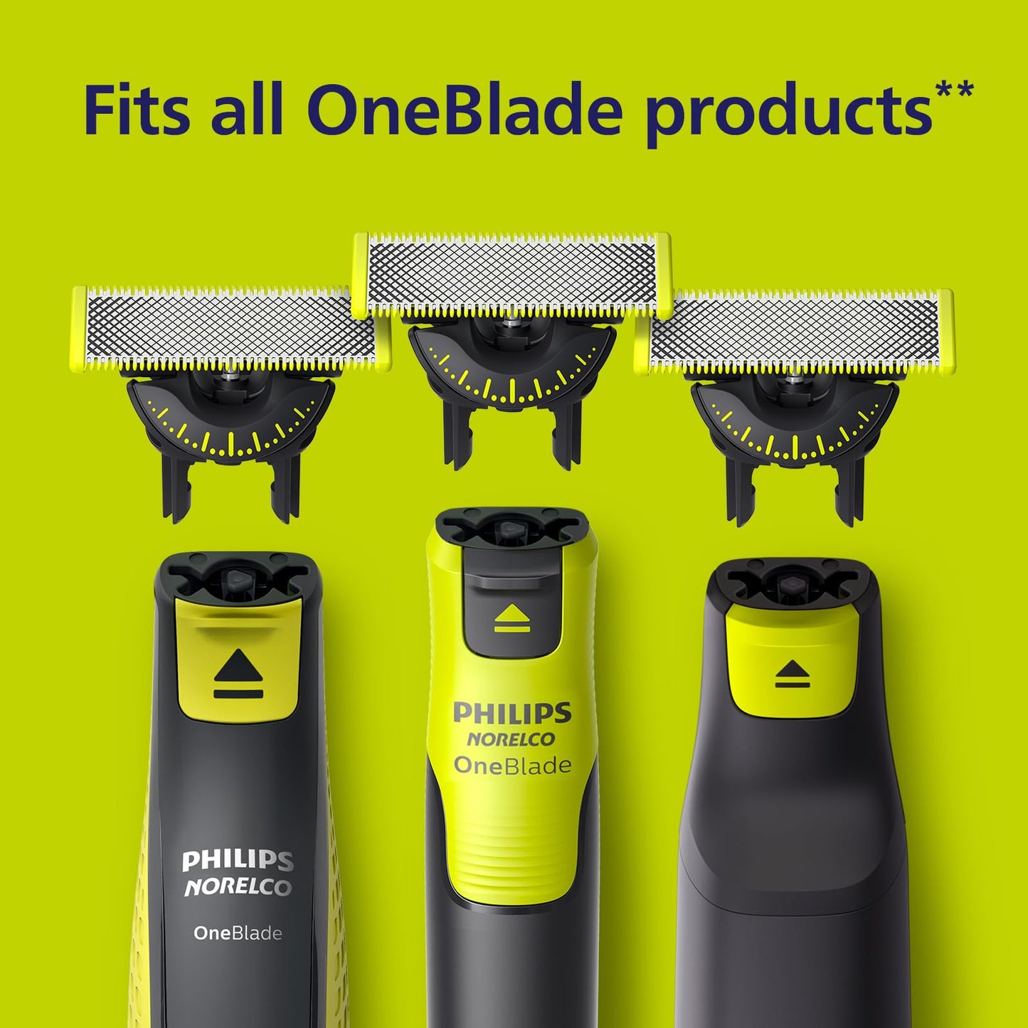 Philips Norelco OneBlade Pro 360 Face + Body, Electric Shaver, Beard Trimmer and Body Groomer, with 360 Blade Technology, 14-Length Precision Comb, Body Kit, Soft Pouch, Model QP6542/70