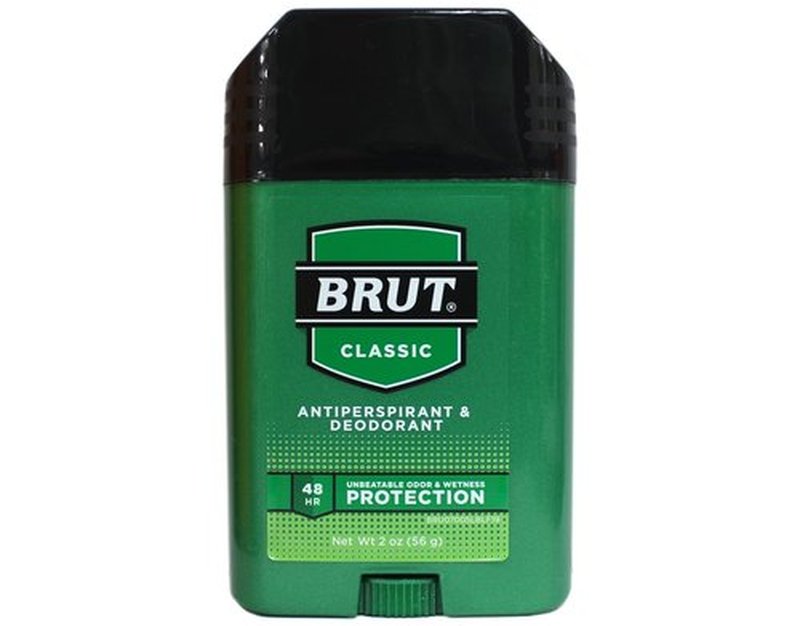 Brut Deodorant 2 Ounce Oval Solid Classic Scent(Anti-Perspirant) (59ml) (2 Pack)