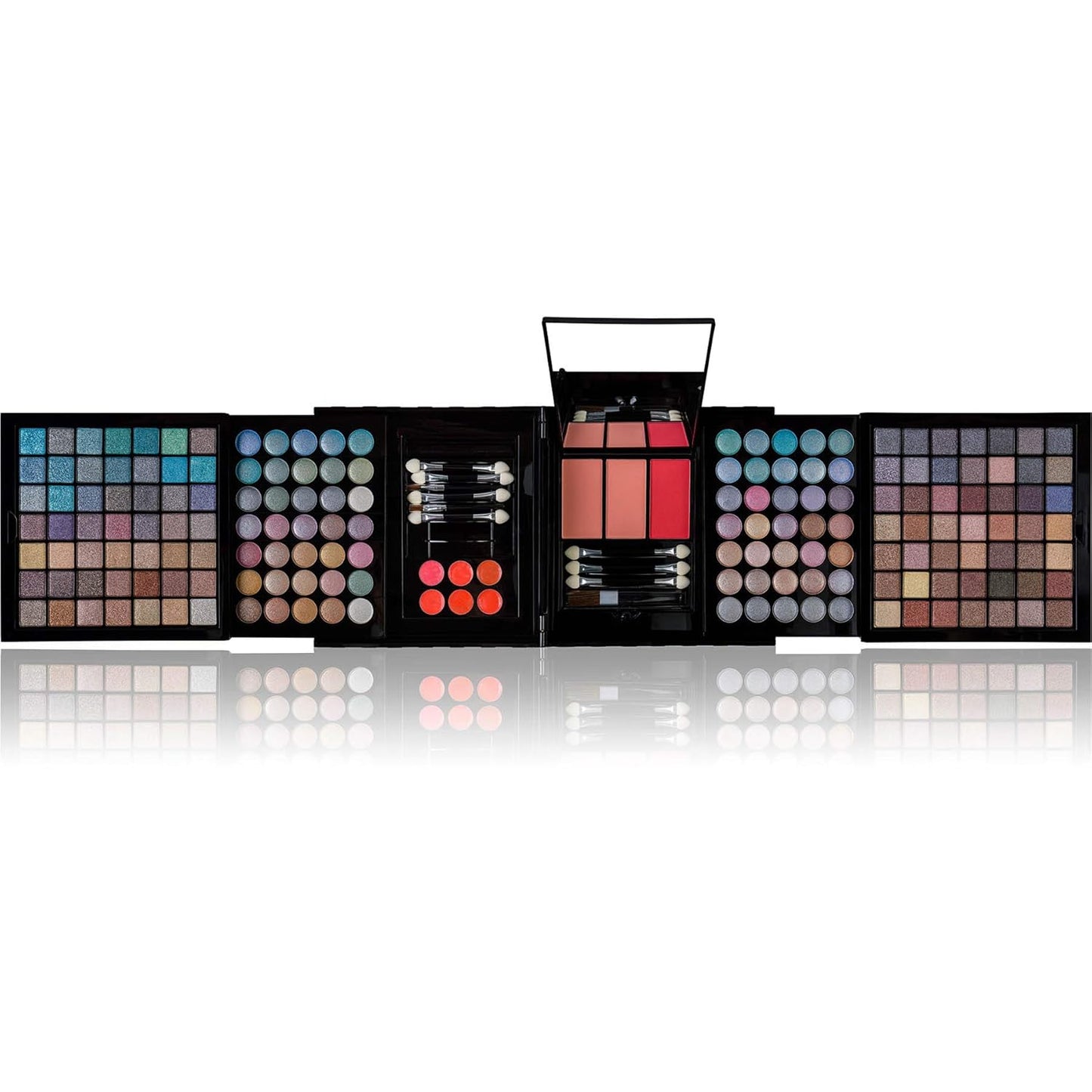 SHANY All About That Face Makeup Kit - All in one Beginner Makeup Set - Eye Shadows, Lip Colors, Face Makeup, Cosmetics applicators & More.