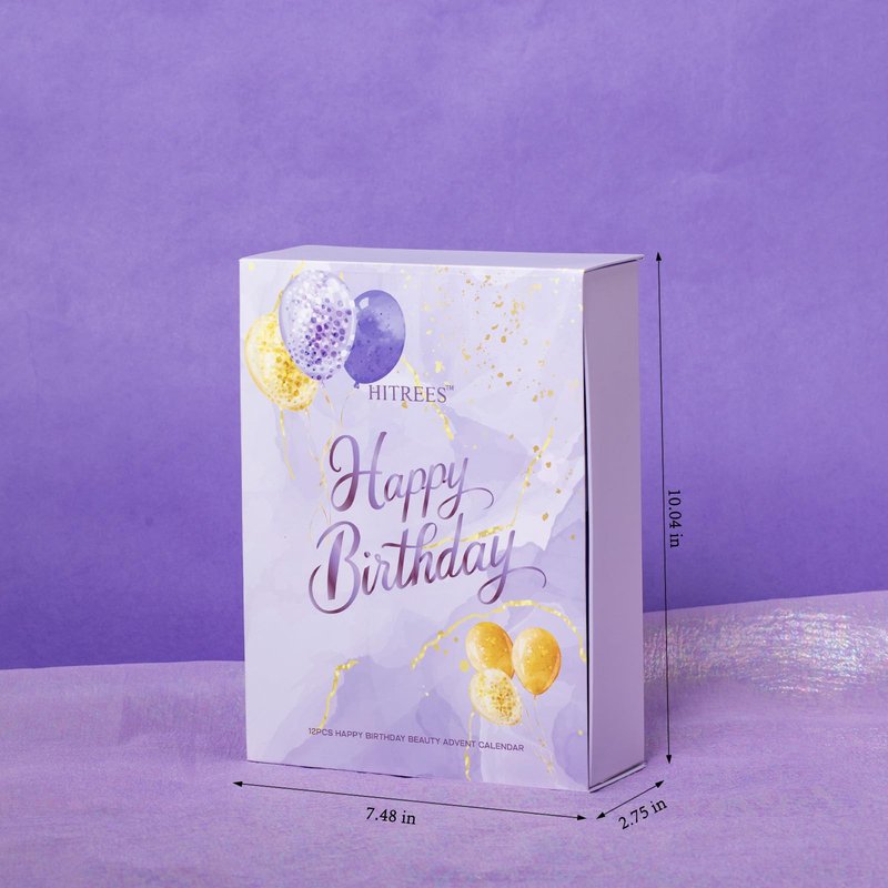 Advent Calendar Blind Birthday Gifts For Teens girls, Purple Gifts For Women, Lavender Spa Gift Set, Lavender Gifts Set for Birthday, Birthday Gifts Advent Calendar,Christmas Gift for Women
