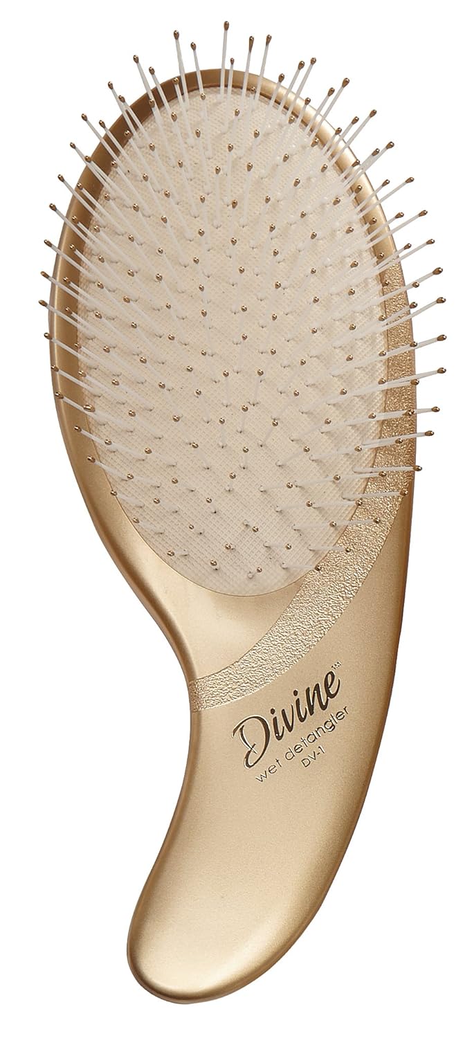 Olivia Garden Divine Revolutionary Hair Brush - Ergonomic Design, Gentle on Hair & Scalp