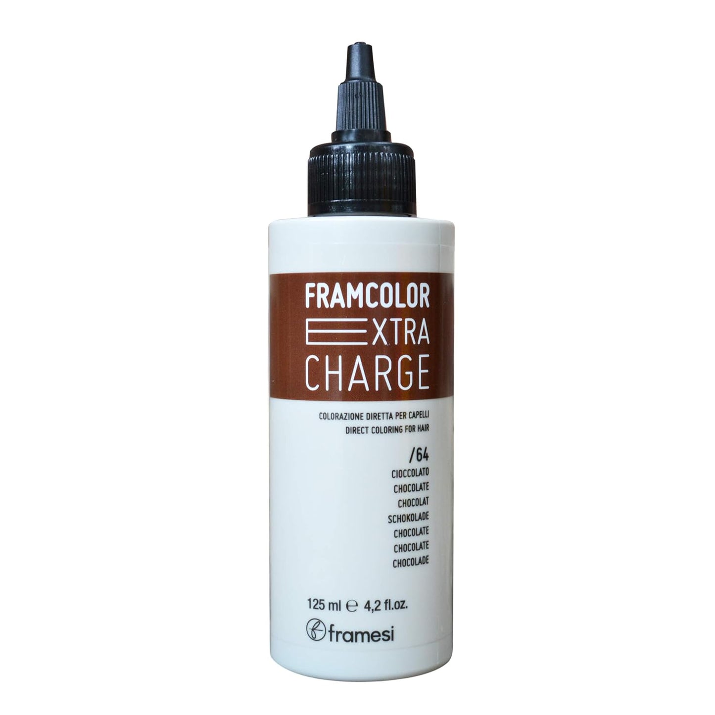 FRAMESI Brunette Hair Care | Color Lover Dynamic Brunette Shampoo, 16.9 fl oz, Sulfate Free Shampoo | Framcolor Extra Charge Chocolate, 4.2 fl oz, Color Refreshing Hair Treatment