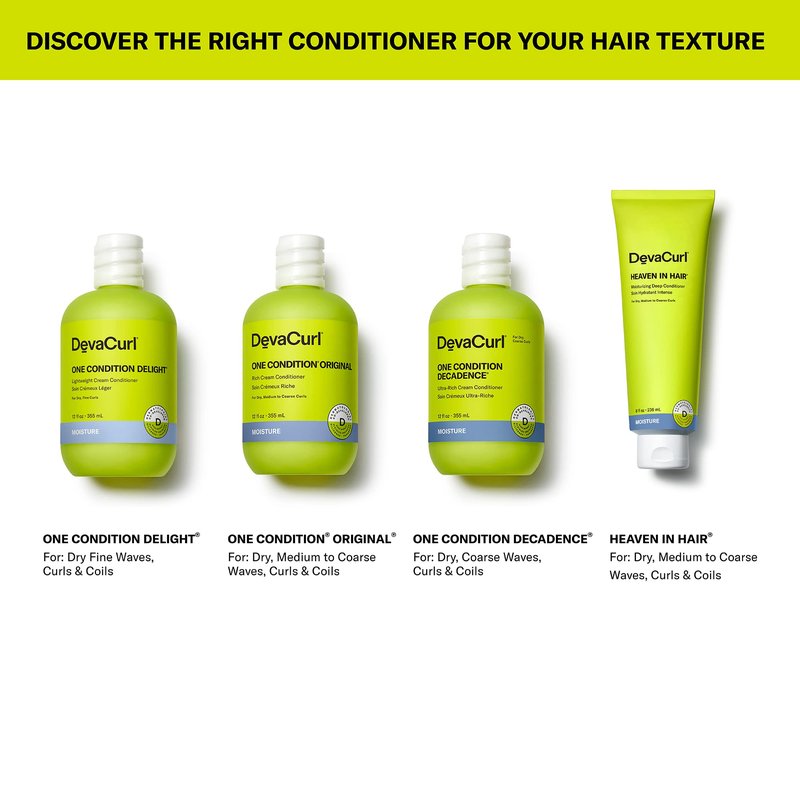 DevaCurl One Condition Delight Lightweight Cream Conditioner, Green Oasis, 12 fl. oz.