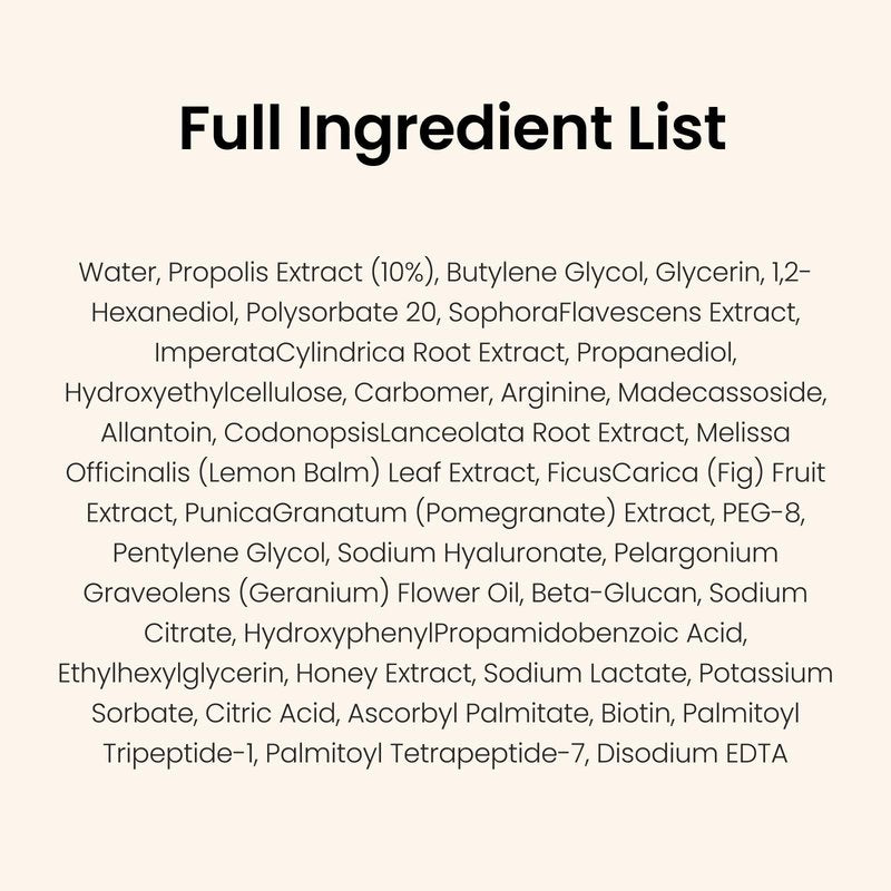 CNP Honey Glow Serum - Hyaluronic Acid & Propolis for Hydrating, Anti-Aging, Centella Soothing Serum, for Sensitive Skin, Korean Skin Care (0.5 fl. oz)