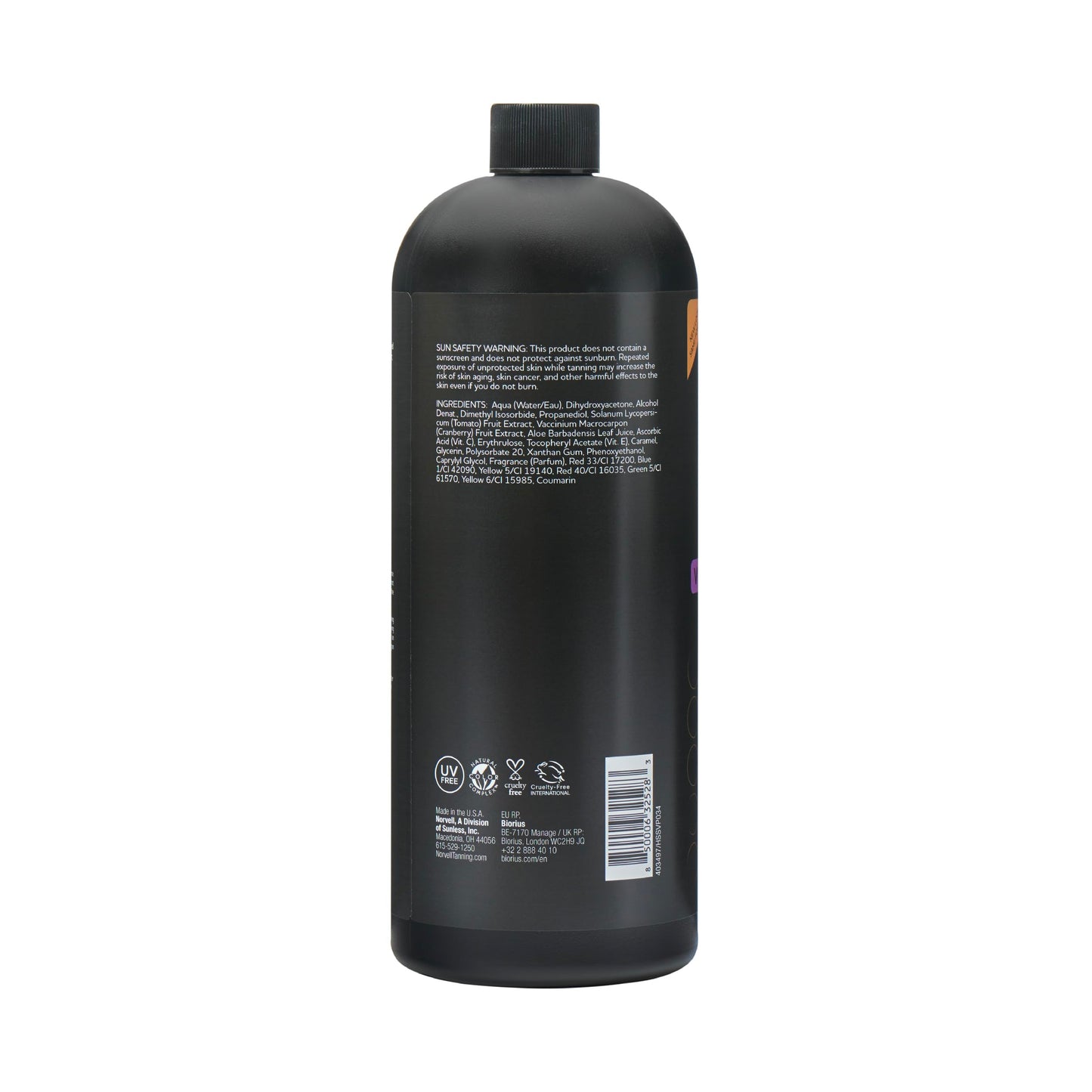 Norvell Premium Spray Tan Solution Venetian Plus 34 fl oz – Professional Sunless Tanning Formula for Deep Natural Bronze Glow, Streak-Free, Fast-Drying, Long-Lasting Color